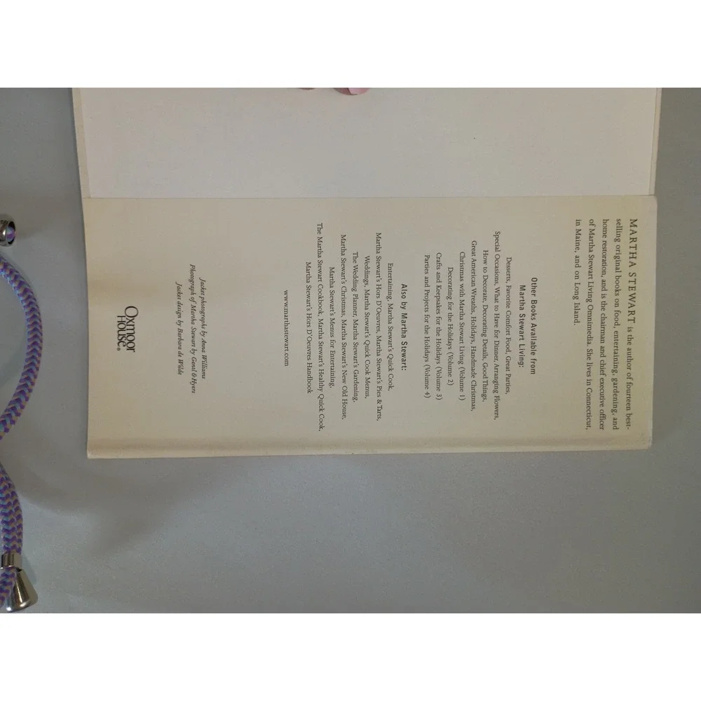 The Martha Stewart Living Cookbook 1200 Recipes Hardcover 2000 1st Edition